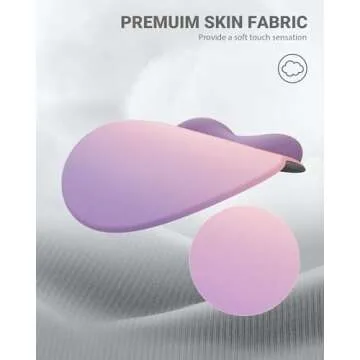 Ergonomic Mouse Pad Wrist Support, Comfortable Mouse Pad Wrist Rest, Relieve Wrist Pain Gel Mouse pad, Non-Slip Rubber Base Mousepad for Laptop, Computer (Gradient Pink Purple)