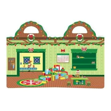 Melissa & Doug Puffy Sticker Activity Book: Santa's Workshop - 52 Reusable Stickers