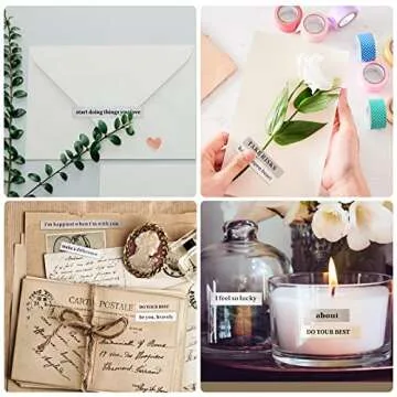 Fainne 1500 Pcs Quote Stickers for Creative Journaling