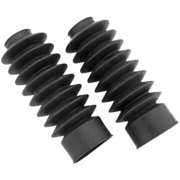 Bikers Choice 39mm Black Fork Boots for Harley & Yamaha