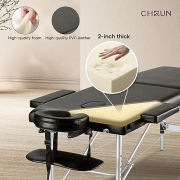 Professional Adjustable Portable Massage Table for SPA Therapy