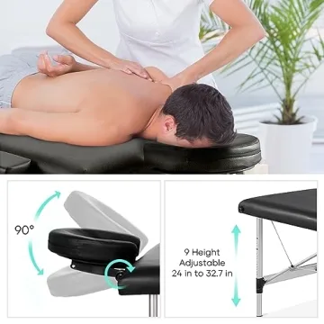 Professional Adjustable Portable Massage Table for SPA Therapy