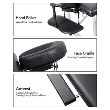 Professional Adjustable Portable Massage Table for SPA Therapy