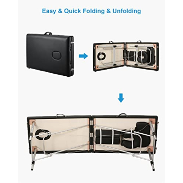 Professional Adjustable Portable Massage Table for SPA Therapy