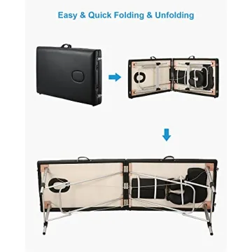 Professional Adjustable Portable Massage Table for SPA Therapy