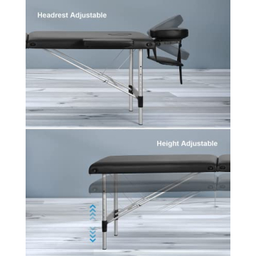 Professional Adjustable Portable Massage Table for SPA Therapy