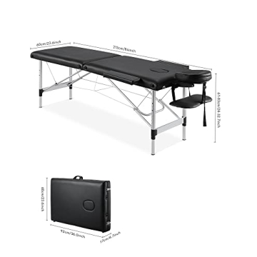 Professional Adjustable Portable Massage Table for SPA Therapy