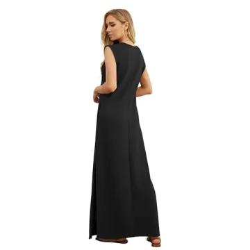 Summer Maxi Dress with Pockets for Women by GRECERELLE