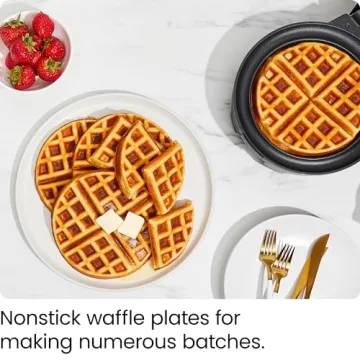 Chefman Anti-Overflow Belgian Waffle Maker: Perfect Waffles Every Time
