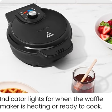 Chefman Anti-Overflow Belgian Waffle Maker: Perfect Waffles Every Time