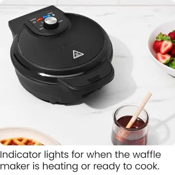 Chefman Anti-Overflow Belgian Waffle Maker: Perfect Waffles Every Time