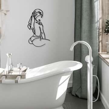 3 Pcs Minimalist Abstract Women Wall Art Decor