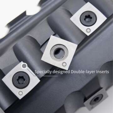 ELEPHAS 8" Spiral Cutter head for Jointer with 28 Inserts