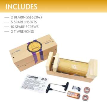 ELEPHAS 8" Spiral Cutter head for Jointer with 28 Inserts