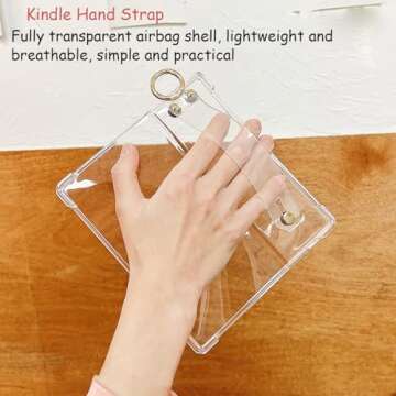 UMUBUHOMS Hand-held Clear Case for 7 Inch Kindle Oasis (10th Generation,2019 and 9th Generation,2017...