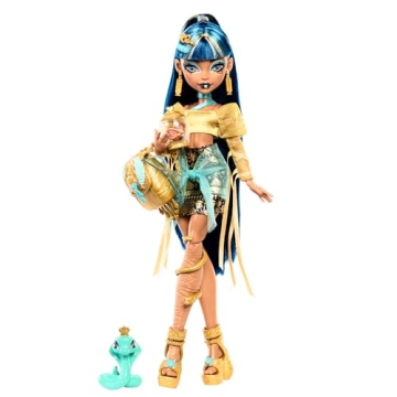 Monster High Cleo De Nile Doll - Pet Cobra, Accessories included!