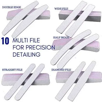 Precision Nail File Set for Ultimate Nail Care