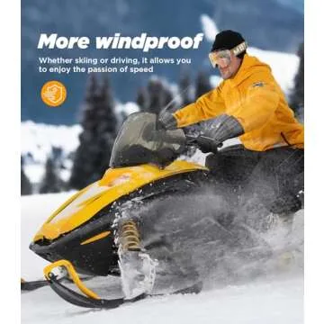 TIBISI Waterproof Ski Gloves - Thermal Comfort for Winter Activities