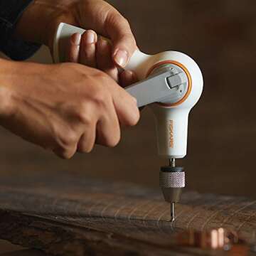 Fiskars Precision Hand Drill for Hassle-Free DIY Projects
