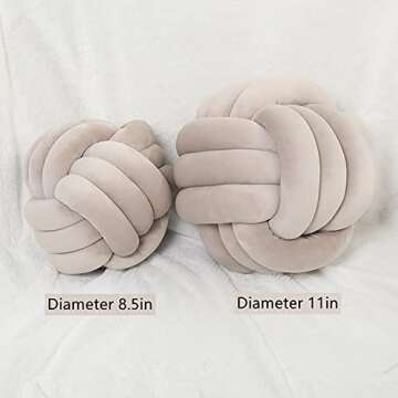 Knot Pillow Cushion for Kids - Sensory Plush Toy Gift