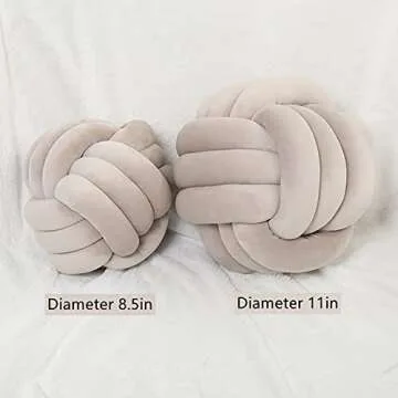 Knot Pillow Cushion for Kids - Sensory Plush Toy Gift