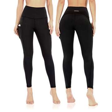 High Waisted Yoga Leggings with Pockets for Women