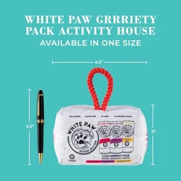 Haute Diggity Dog White Paw Grrriety Pack Plush Dog Toy