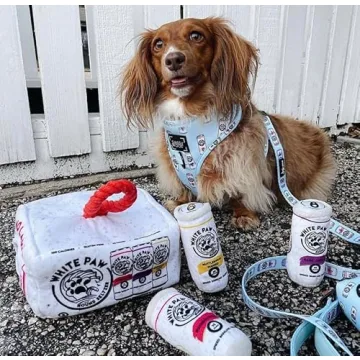 Haute Diggity Dog White Paw Grrriety Pack Plush Dog Toy