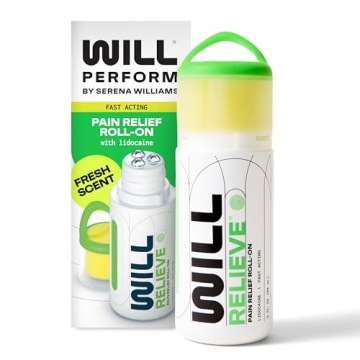 WILL PERFORM Pain Relief Roll-On Gel with Lidocaine & Arnica - 3oz Safe Relief for Joints & Muscle