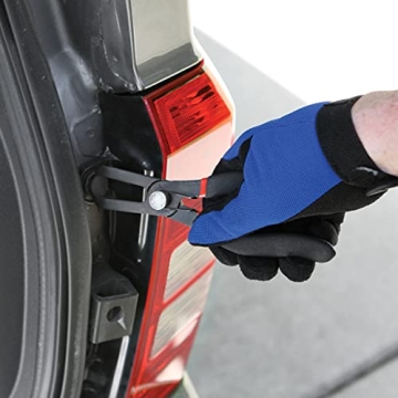 Performance Tool W86561 Angled Push Pin Pliers for Retainer & Anchor for Honda, Toyota, GM, Ford, Chrysler, Black