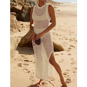 Eddoyee Crochet Cover Up for Swimwear Stylish Comfortable