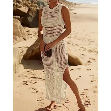 Eddoyee Crochet Cover Up for Swimwear Stylish Comfortable