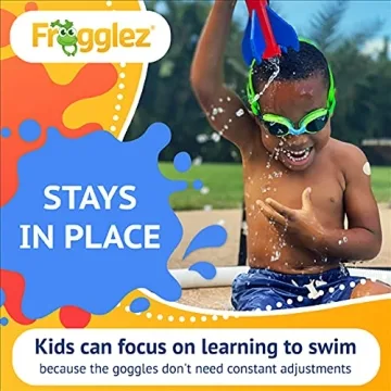 Frogglez Swim Goggles for Kids Comfortable Leakproof Design
