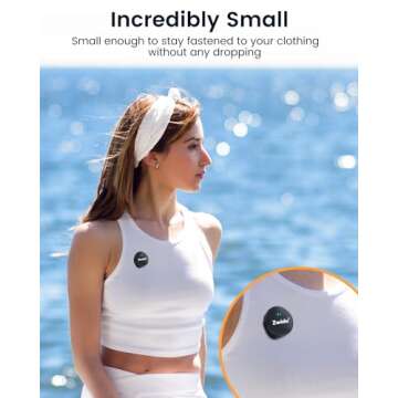 Zwide Wireless Lavalier Microphone M8-L(1to1), Noise Cancellation & Reverberation, Playback without Pull Out,Lightweight Compact Mini Lapel Mics with Detachable Magnetic Clip for iPhone/Lightning Port