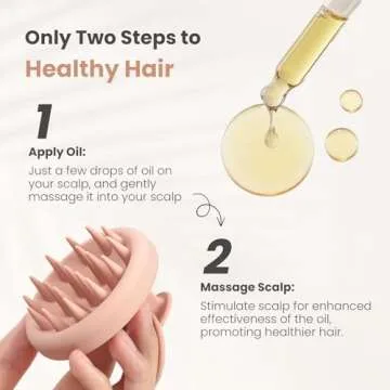 AIMIKE Scalp Massager Brush: Silicone Shampoo Exfoliator