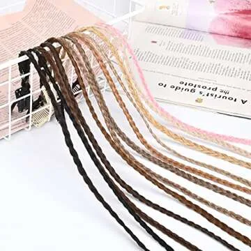 REECHO 18" Baby Braids Clip in Extensions for Women