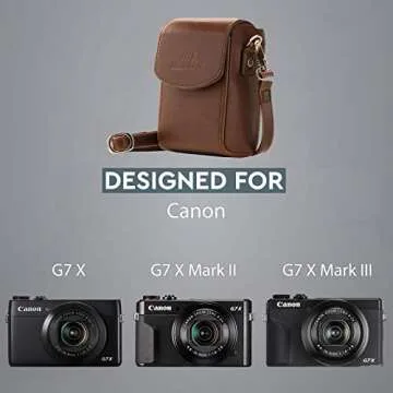 MegaGear Leather Camera Case for Canon PowerShot G7 X