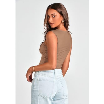 PRETTYGARDEN Women's Stylish 2 Pack Summer T Shirts