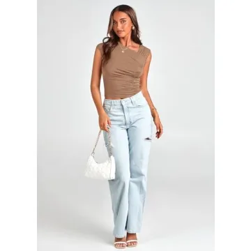 PRETTYGARDEN Women's Stylish 2 Pack Summer T Shirts