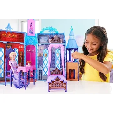 Enchanting Arendelle Castle Dollhouse with Elsa - Frozen 2