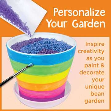 Magic Bean Garden Kit for Kids - Grow Messages and Craft