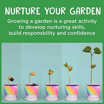 Magic Bean Garden Kit for Kids - Grow Messages and Craft