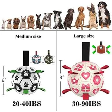 QDAN Pink Dog Soccer Ball for Interactive Fun and Play