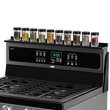 ZGO Oven Shelf for Kitchen Stove, 30" Stove Top Shelf with Reusable Strong Adhesive Tapes, Kitchen G...