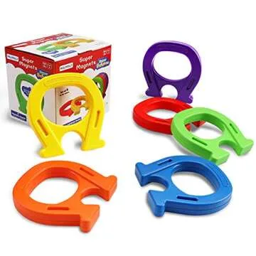 Children's Magnetic Toy, Horseshoe Magnet, Exercise Children's Hands-on Skills, 6 Packs
