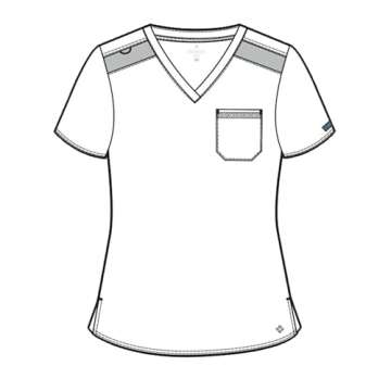 Med Couture Women's V-Neck Scrub Top - Comfort & Style
