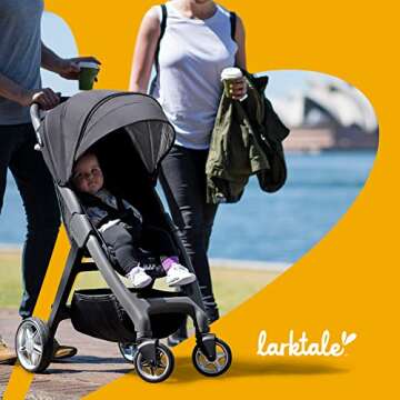 Larktale chit Chat Stroller | Lightweight Compact Stroller for Babies and Toddlers 6 Months and Up |...