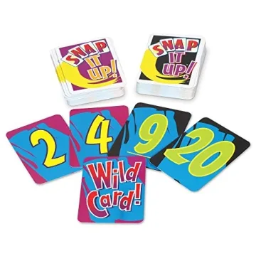 Snap It Up! Math Card Game for Kids Aged 6+