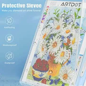 ARTDOT A2 Storage Book for Diamond Art Kits - 30 Sleeves