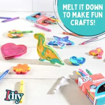 IDIY Unwrapped Bulk Wax Crayons (Pre-Sorted 480 ct, 24 colors, 20 each)-No Paper, ASTM Safety Tested For Kids, Teachers,Art Classrooms, Back To School Supplies, Melting Drawing Craft Project